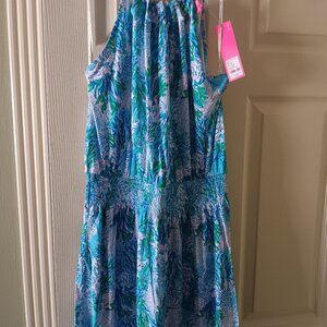 Lilly Pulitzer M Shirelle skirted romper NWT